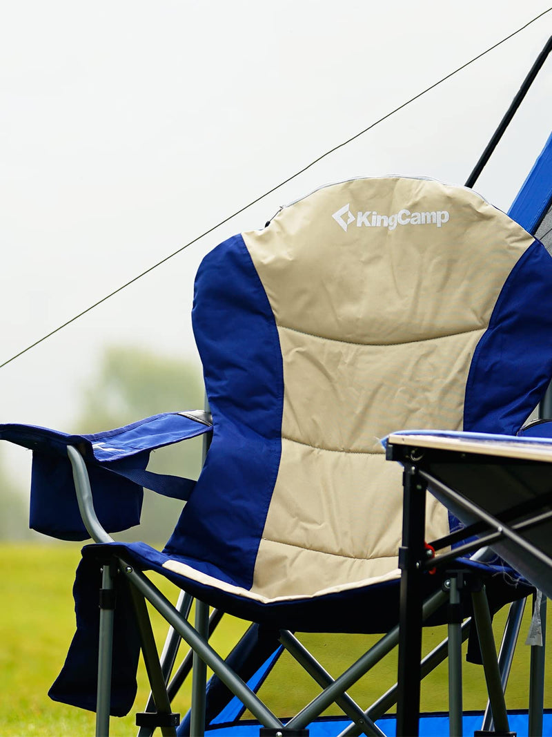 Load image into Gallery viewer, KingCamp Camping Armchair Heavy Duty Ergonomic Padded Arm Chair
