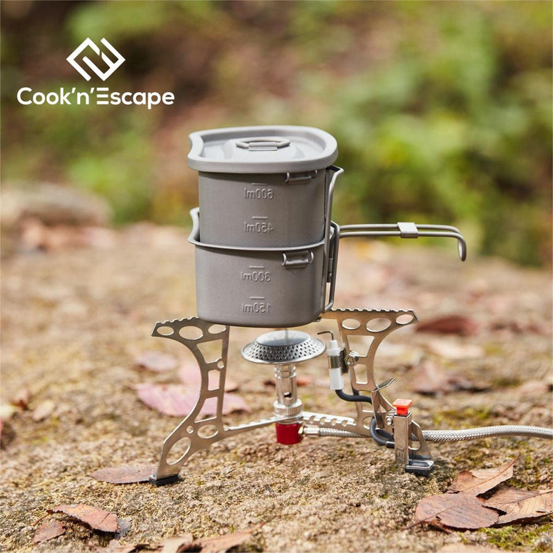 Load image into Gallery viewer, Cook&#39;n&#39;Escape Titanium Canteen Mesh Kit
