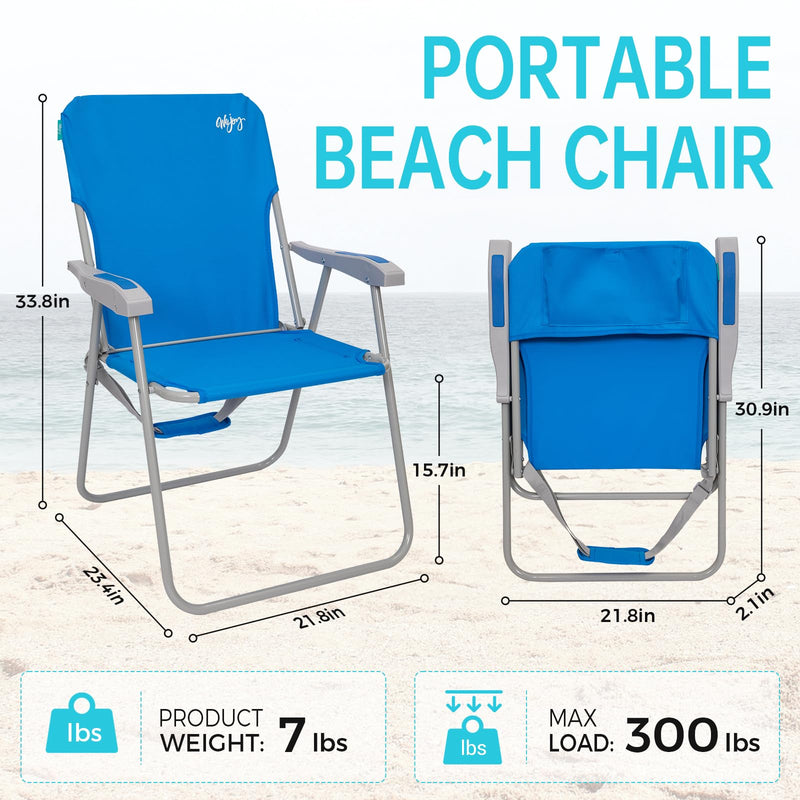Load image into Gallery viewer, WEJOY Folding Beach Chair Outward Lawn Chair
