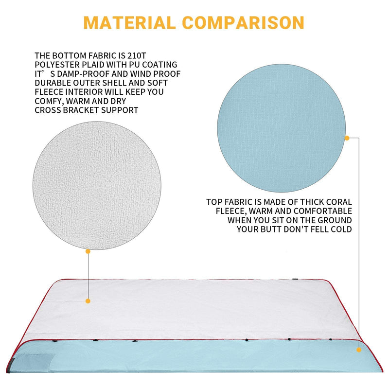 Load image into Gallery viewer, KingCamp JASMINE Picnic Rug Picnic Cushion
