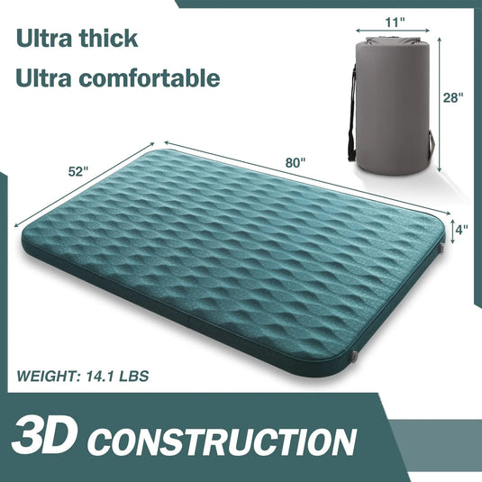 Self Inflating Camping Sleeping Pad Mattress