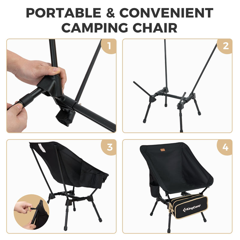 Load image into Gallery viewer, KingCamp ALOE P20 7075 H-shaped Portable Camping Chair
