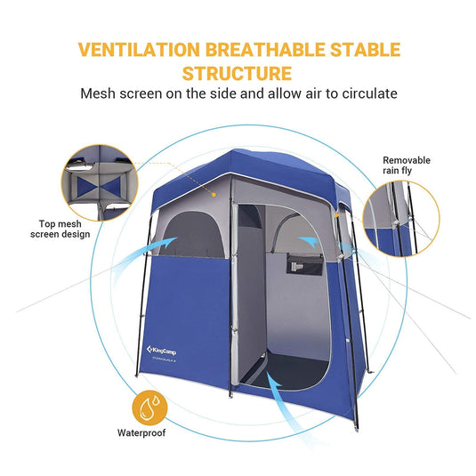 KingCamp MARASUSA Two-Person Shower Tent