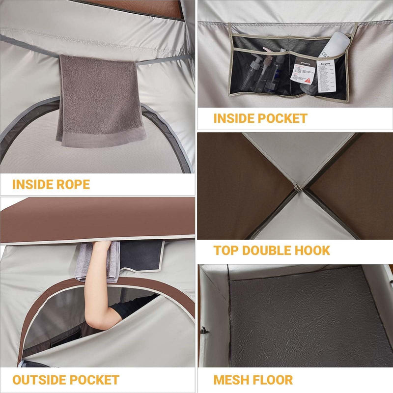 Load image into Gallery viewer, KingCamp MARASUSA Shower Tent 1 Room Privacy Shelter
