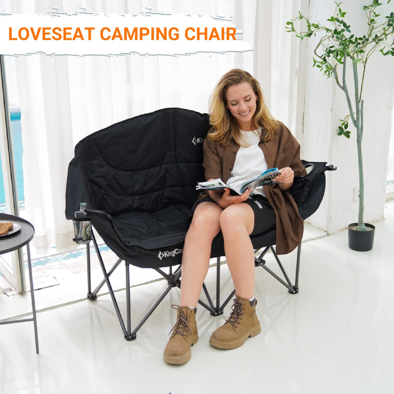 Load image into Gallery viewer, KingCamp Double Sofa Chair Camping Loveseat
