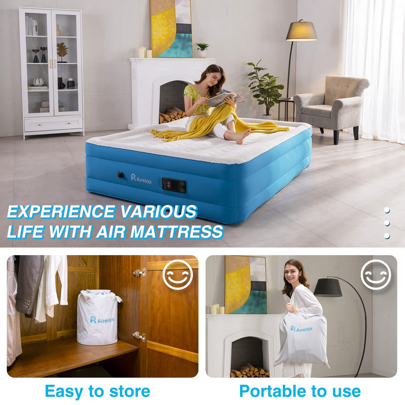 Load image into Gallery viewer, Automatic Inflate &amp; Deflate Camping Air Mattress with Built-in Pump
