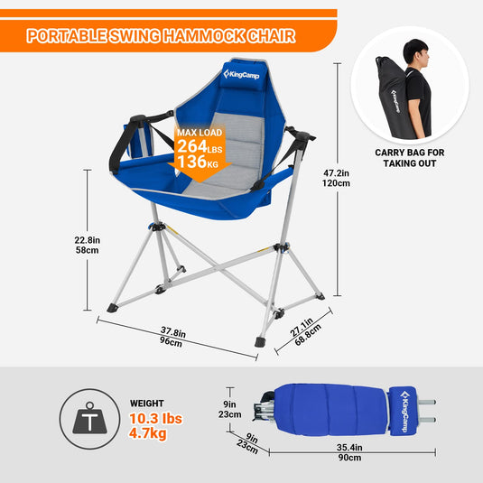 KingCamp Portable Swing Chair