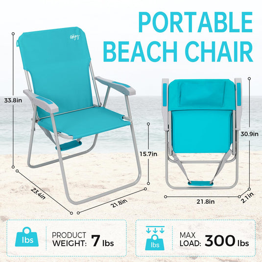 WEJOY Tall Beach Chair