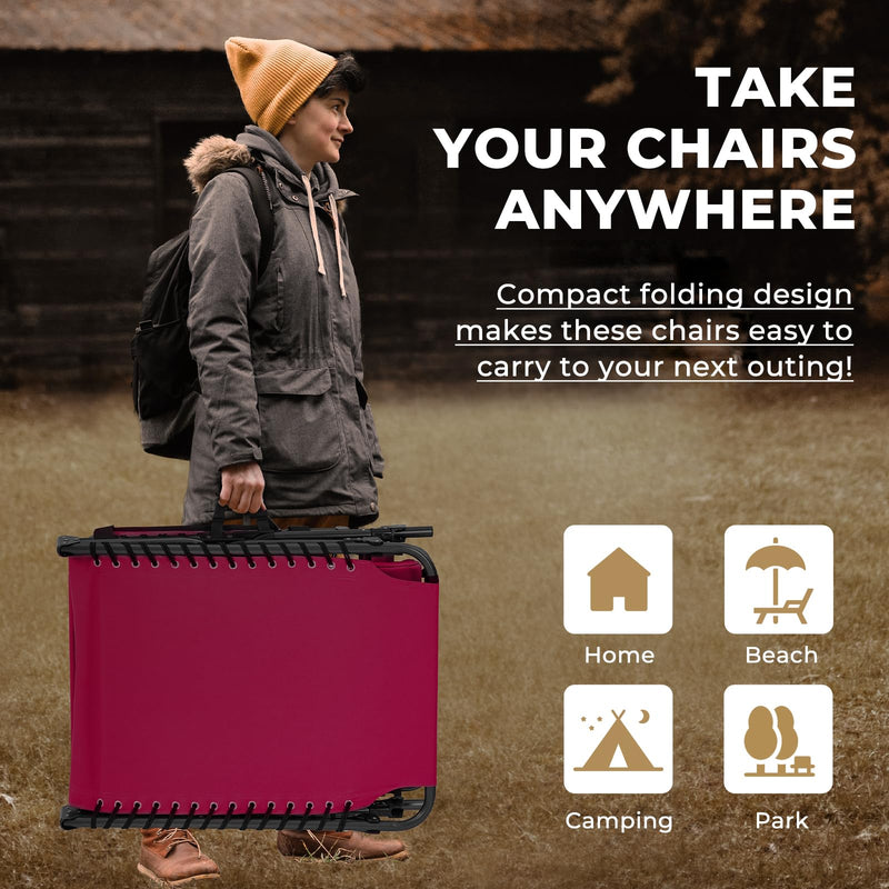 Load image into Gallery viewer, KingCamp 5 Position Outdoor Chaise Lounge Chair
