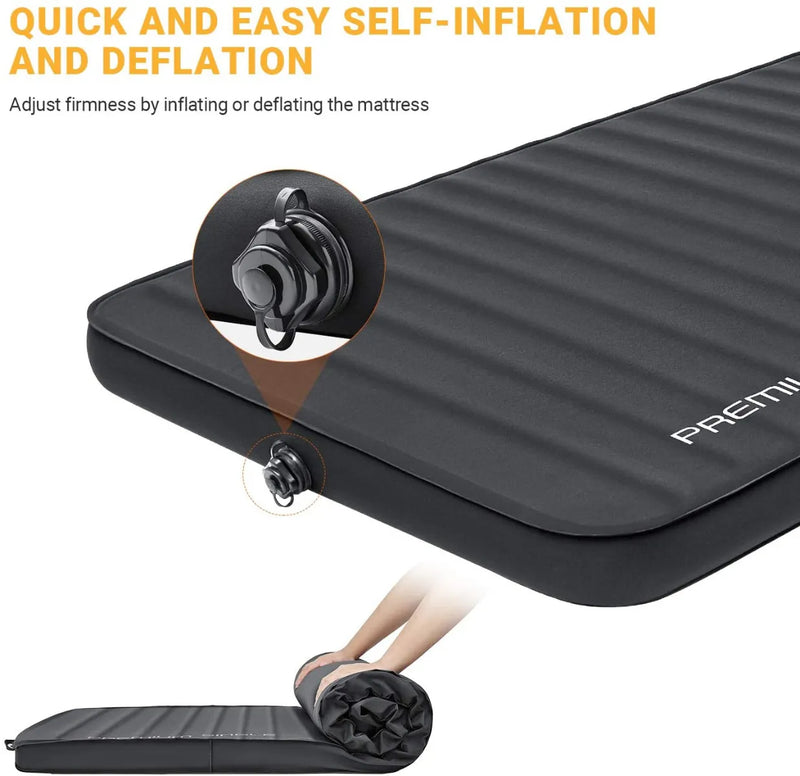 Load image into Gallery viewer, KingCamp PREMIUM SINGLE Self Inflating Sleeping Pad
