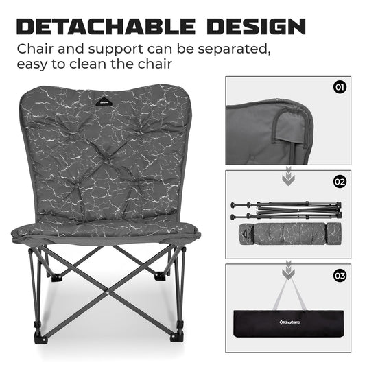 KingCamp Butterfly Padded Camp Chair