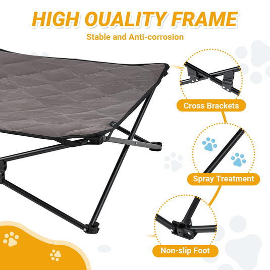 KingCamp PETS SEDUM Dog Cot Elevated Dog Bed