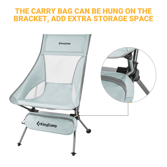 KingCamp Ultralight Highback Camping Chair