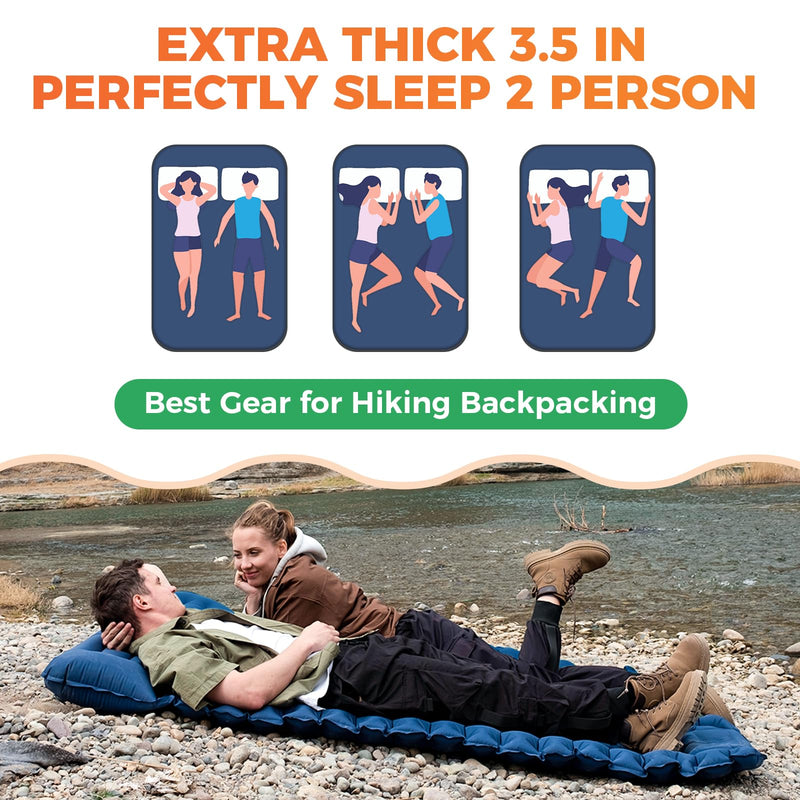 Load image into Gallery viewer, KingCamp COMFORT DUO 9 Double Air Pad
