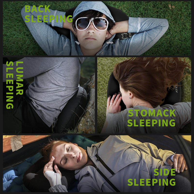 Load image into Gallery viewer, ATEPA VIRGA Air Pillow Ultralight Down Alternative Inflatable Travel Pillow
