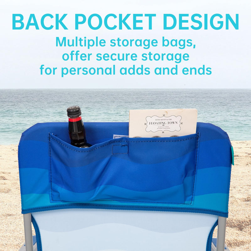 Load image into Gallery viewer, WEJOY Tall Beach Chair
