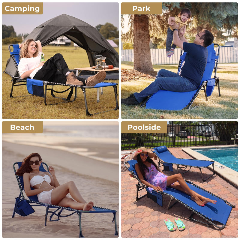 Load image into Gallery viewer, KingCamp BERLIN Classic Adjustable Cot Lounge Chair
