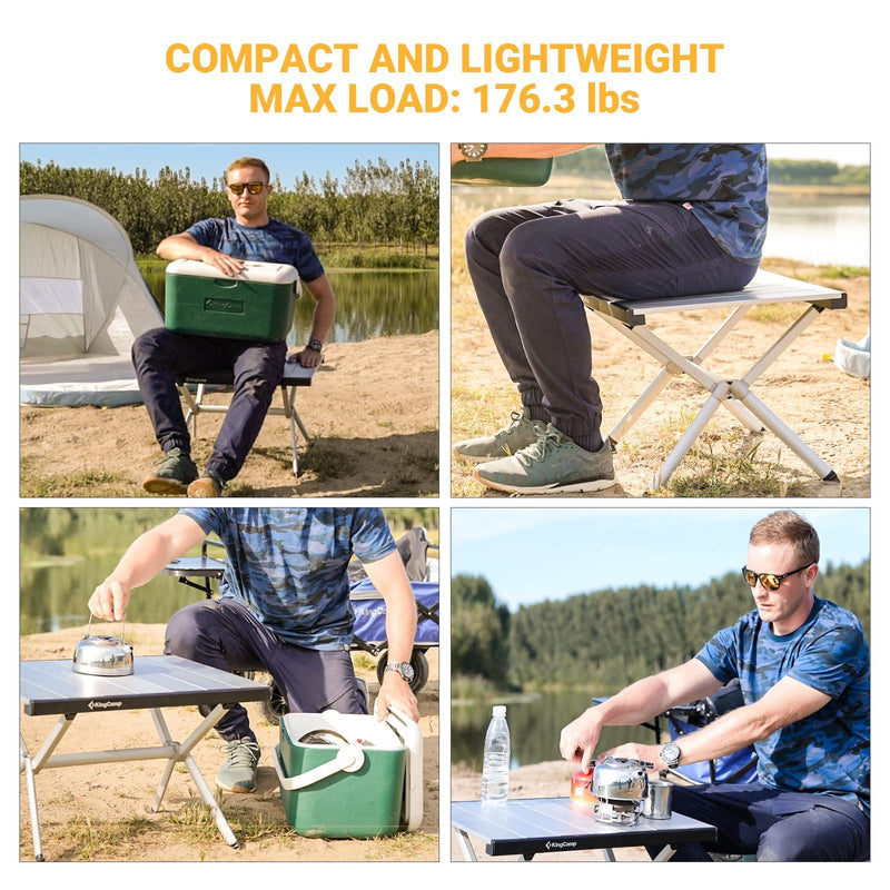 Load image into Gallery viewer, KingCamp Aluminum Roll Up Table
