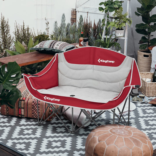 KingCamp Double Sofa Chair Camping Loveseat