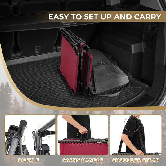 KingCamp 5 Position Outdoor Chaise Lounge Chair