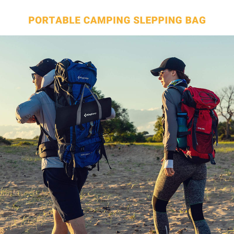 Load image into Gallery viewer, KingCamp FOREST PLUS 500 3 in 1 Flannel Sleeping Bag
