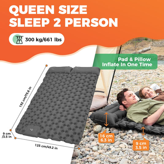 KingCamp COMFORT DUO 9 Double Air Pad