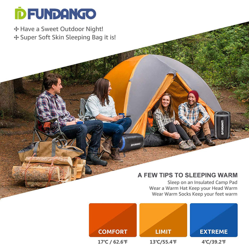 Load image into Gallery viewer, FUNDANGO 3-in-1 XL Queen Double Sleeping Bag with 2 Pillows
