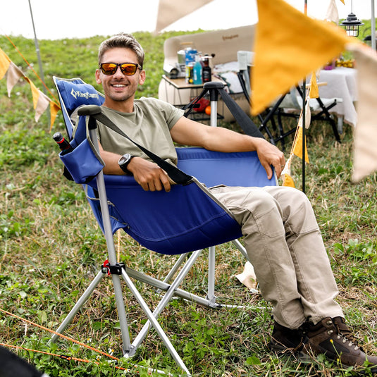 KingCamp Portable Swing Recliner Chair