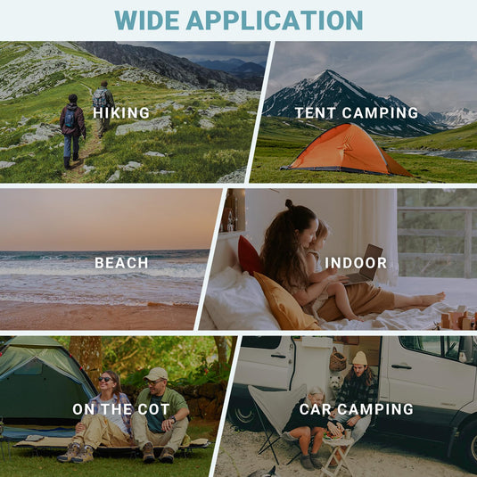 KingCamp Dual-Layer Memory Foam & Air Pad Sleeping Mat