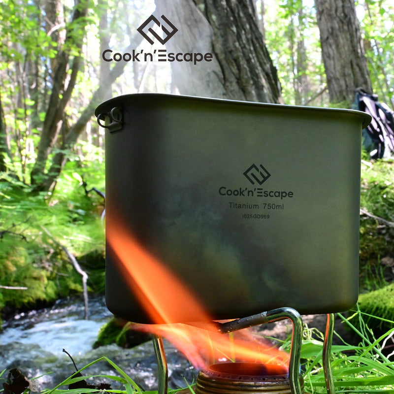 Load image into Gallery viewer, Cook&#39;n&#39;Escape Titanium Canteen Mesh Kit
