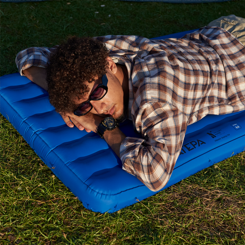 Load image into Gallery viewer, ATEPA All-Season Ultralight Insulated Sleeping Pad R Value 6.6
