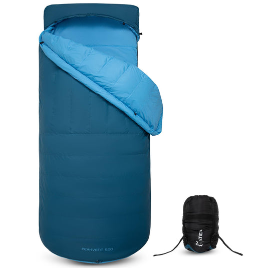 ATEPA 3-in-1 Backpacking Sleeping Bag Down Sleeping Bag