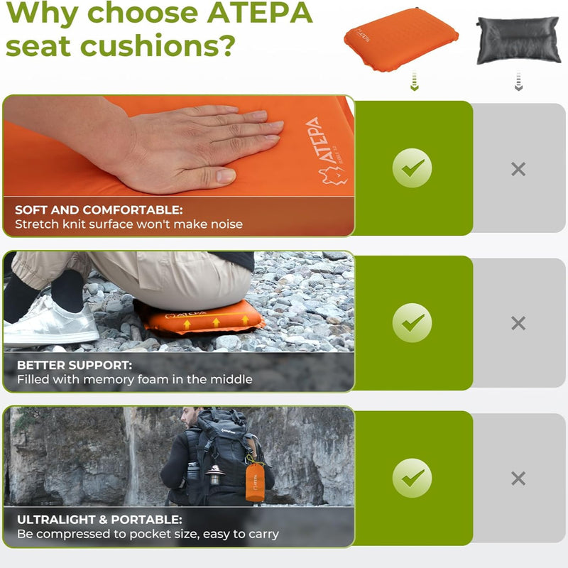 Load image into Gallery viewer, ATEPA BUBBLE 5.0 Trail Seat Inflatable Seat Cushion AA2002
