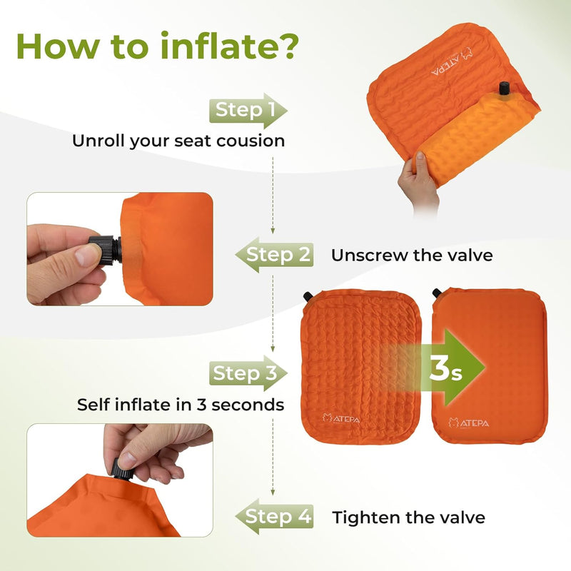 Load image into Gallery viewer, ATEPA BUBBLE 5.0 Trail Seat Inflatable Seat Cushion AA2002
