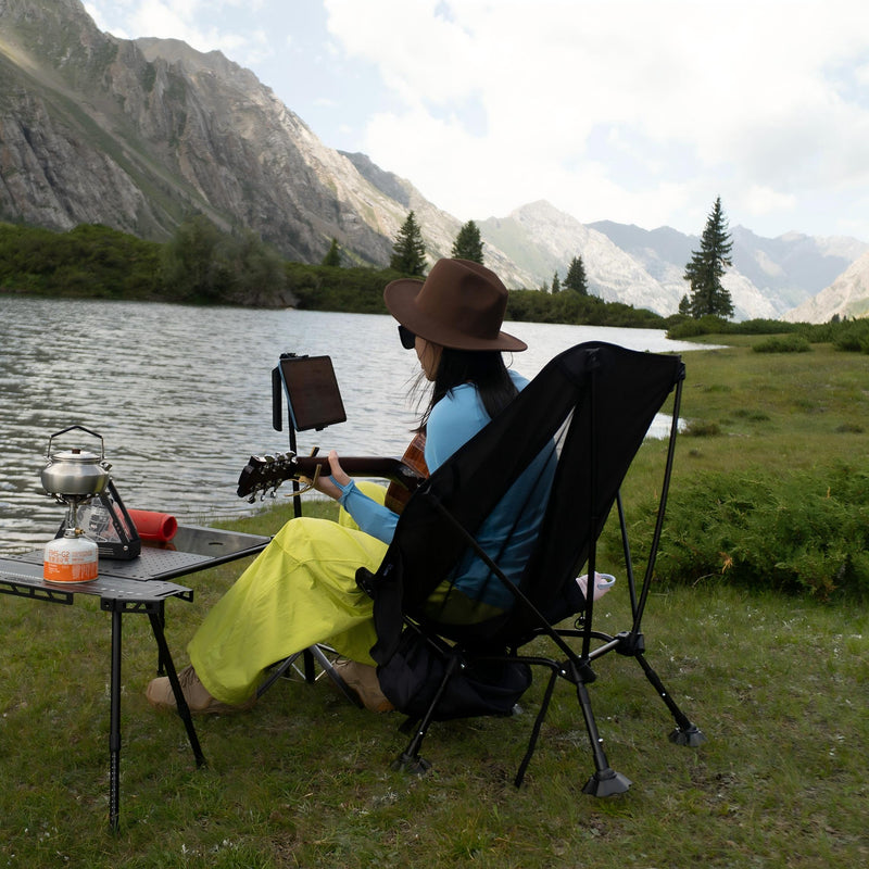 Load image into Gallery viewer, ATEPA UFO P30 Ultralight Camping Chair Black
