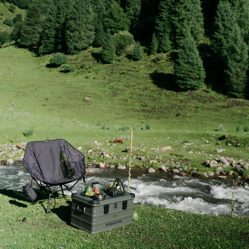 Load image into Gallery viewer, ATEPA UFO P30 Ultralight Camping Chair Black
