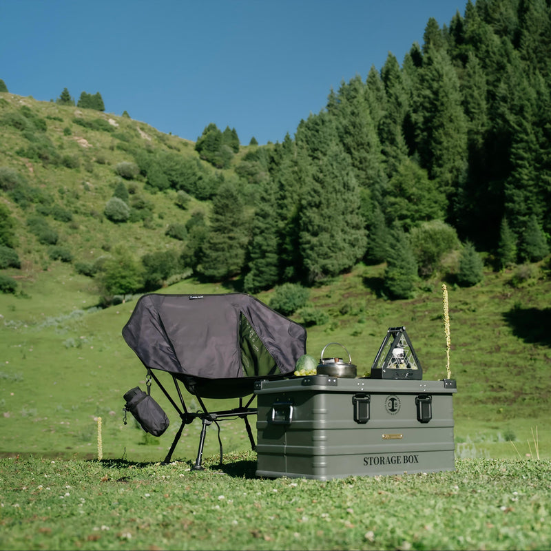 Load image into Gallery viewer, ATEPA UFO P30 Ultralight Camping Chair Black
