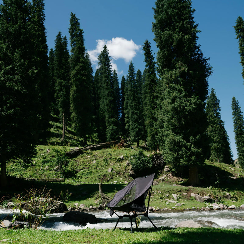 Load image into Gallery viewer, ATEPA UFO P30 Ultralight Camping Chair Black
