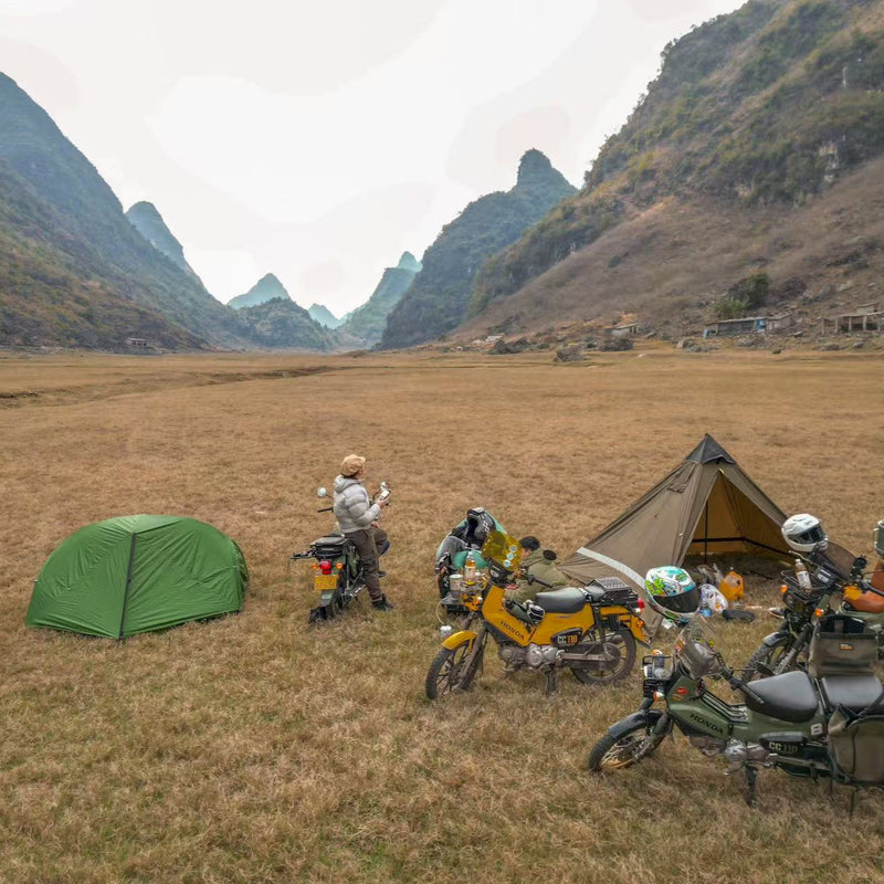 Load image into Gallery viewer, ATEPA Ultralight 1-Person Backpacking Tent for Hiking, Bikep 65acking &amp; Motorcycle Camping
