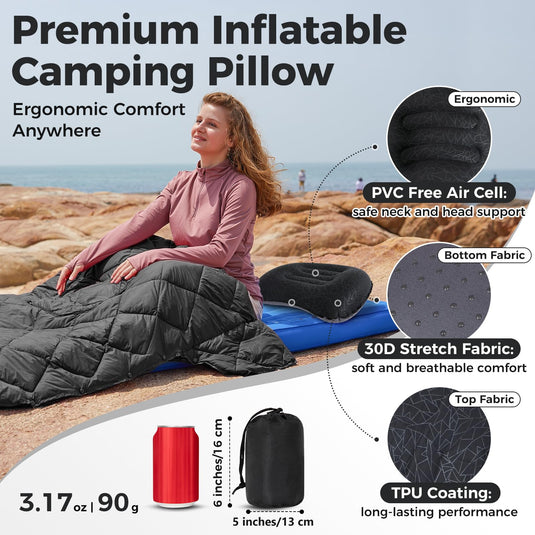 ATEPA Ultralight Inflatable Camping Pillow