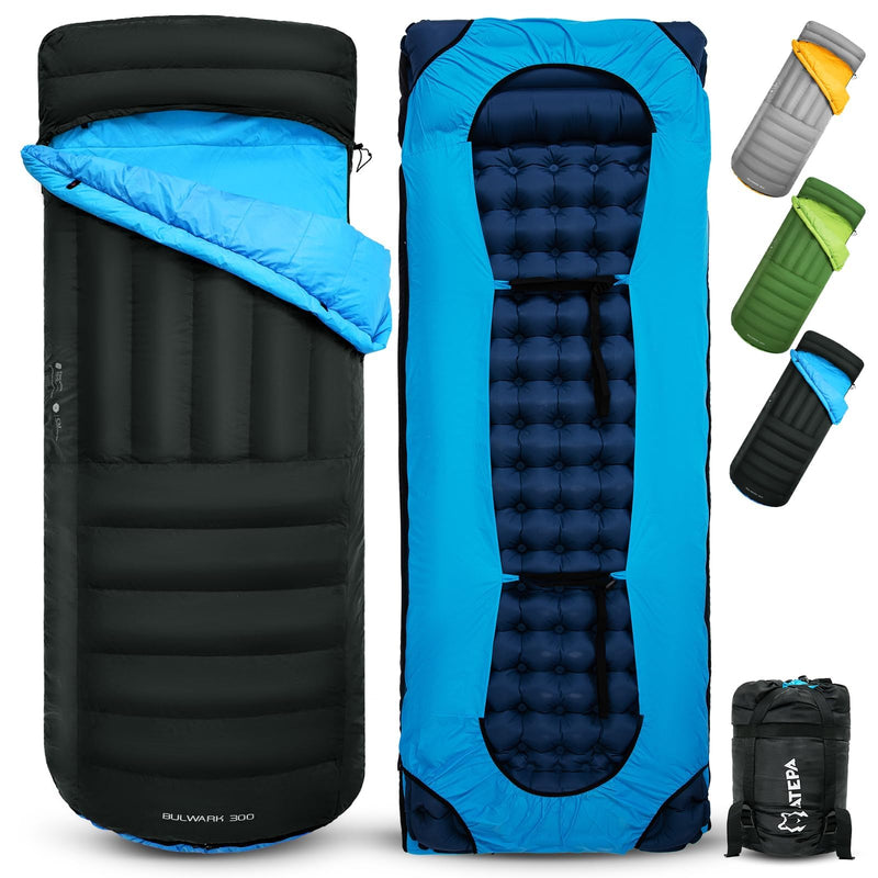 Load image into Gallery viewer, ATEPA BULWARK 300 Down Sleeping Bag-Envelope With Hood
