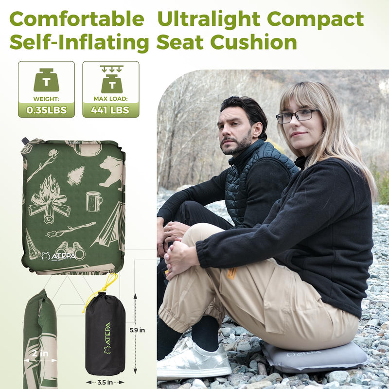 Load image into Gallery viewer, ATEPA BUBBLE 5.0 Trail Seat Inflatable Seat Cushion Comfortable and Compact
