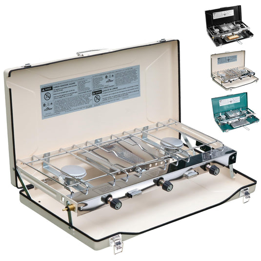 FINEFLAME Portable 3-Burner Camping Stove