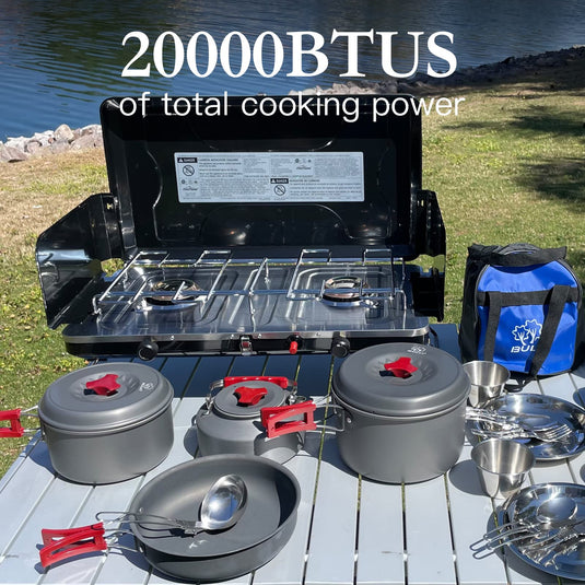 FINEFLAME Portable Gas Stove 20000BTUS