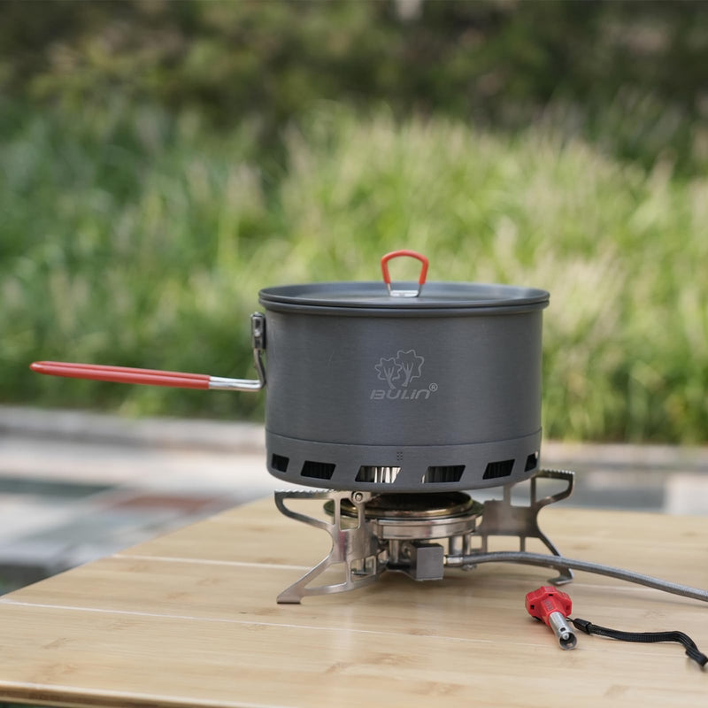 Load image into Gallery viewer, BULIN Burner Camping Gas Stove &amp; Jure Large Camping Pot
