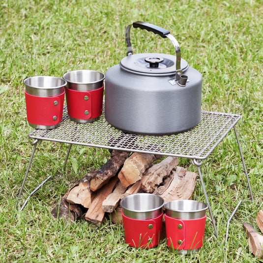 BULIN Kettle 2.2L Camping Kettle Set with 4 Cups