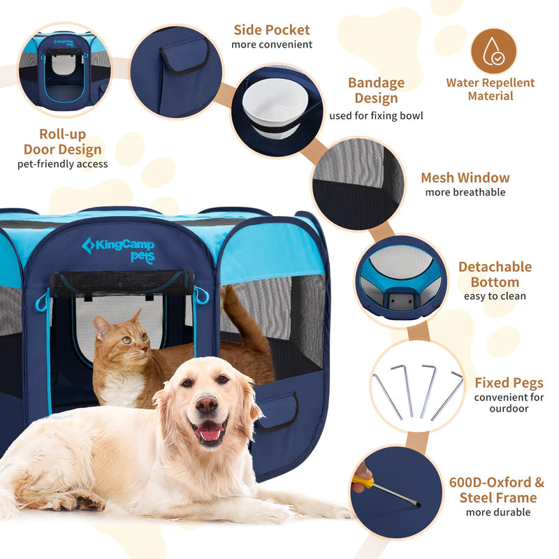 Load image into Gallery viewer, KingCamp PETS ANCONA Dog Playpen Dog Tent
