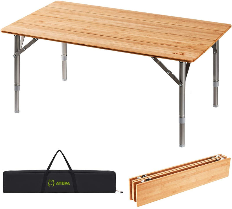 Load image into Gallery viewer, ATEPA BAMBOO 4-Folded Bamboo Table
