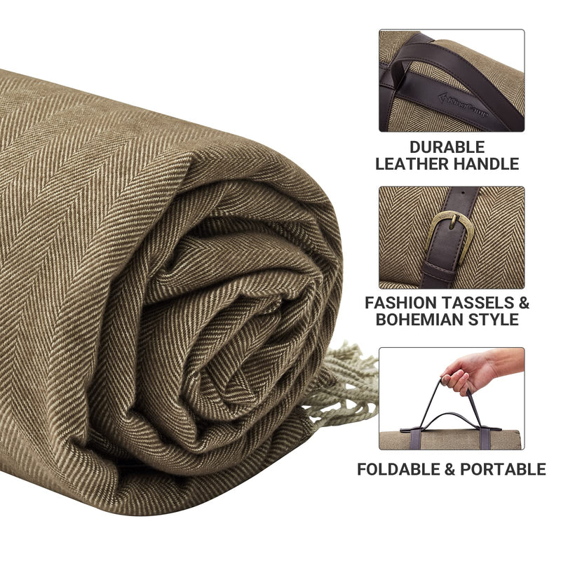 Load image into Gallery viewer, KingCamp Soft Waterproof Beach &amp; Camping Blanket
