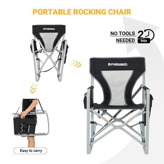 FUNDANGO Rocking Director Chair